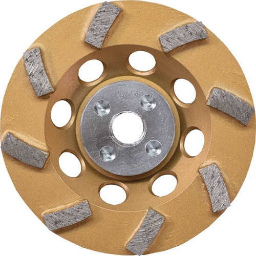 Grinding, Sanding, Polishing Accessories | Makita A-96403 4-1/2 in. Anti-Vibration 8 Segment Turbo Diamond Cup Wheel image number 0