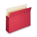  | Smead 73231 3.5 in. Expansion Colored File Pockets - Letter Size, Red image number 1