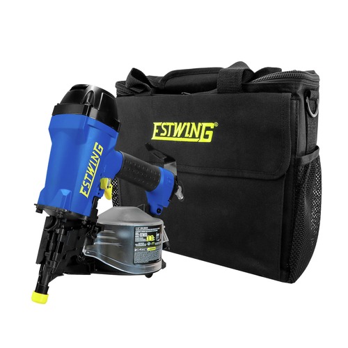 Sheathing & Siding Nailers | Estwing ECN65 15 Degree 2-1/2 in. Pneumatic Coil Siding Nailer with Bag image number 0