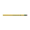 Pencils | Dixon X13308 Ticonderoga Beginners HB (No. 2) Woodcase Pencil with Eraser and Microban Protection - Black Lead/Yellow Barrel (1-Dozen) image number 3