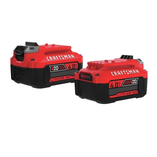 Batteries | Factory Reconditioned Craftsman CMCB204-2 (2-Pack) V20 4 Ah Lithium-Ion Battery image number 0