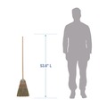 Brooms | Boardwalk BWKBR10004 53-1/2 in. Corn/Fiber Lobby Brooms - Natural (6/Carton) image number 5