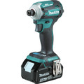 Makita XT288T-XAG04Z 18V LXT Brushless Lithium-Ion 1/2 in. Cordless Hammer Drill Driver and 4-Speed Impact Driver Combo Kit with Cut-Off/ Angle Grinder Bundle image number 4