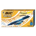 Office Jansan | BIC SCSM11 BLU Soft Feel 1 mm Medium Ballpoint Pen - Blue Ink/Blue Barrel (1-Dozen) image number 2
