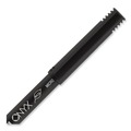 Pens | uni-ball 60041 ONYX Extra-Fine 0.5 mm Roller Ball Pen - Black/Blue Barrel (1-Dozen) image number 5