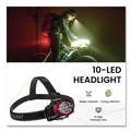 Work Lights | GoGreen Power GG-113-10HLRD LED Headlights, 3 AAA Batteries (Included), Red image number 5