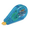 Office Jansan | BIC WOTM11 Wite-Out Brand 0.2 in. x 26.2 ft. Non-Refillable Mini Correction Tape - Assorted (1-Dozen) image number 1