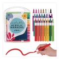 Markers | TPG Creations TPG498 Washable Fine Bullet Tip Acrylic Markers - Assorted Colors (24/Pack) image number 1