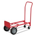 | Safco 4086R 500 - 600 lbs. Capacity 18 in. x 51 in. Two-Way Convertible Hand Truck - Red image number 1