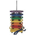Office Filing Cabinets & Shelves | Champion Sports SX 21 in. x 16 in. x 39 in. 176 lb Capacity Scooter Stacker - Silver/Yellow image number 1