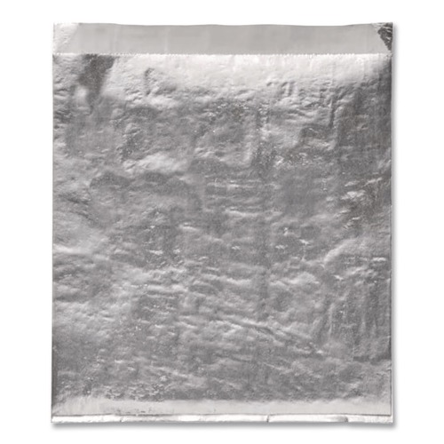  | Bagcraft 300533 6 in. x 3/4 in. x 6-1/2 in. Foil Sandwich Bags - Silver (1000/Carton) image number 0