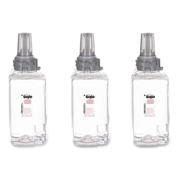 GOJO Industries Clear and Mild 1250 mL Foam hand wash Refill for ADX-12 Dispenser (3/Carton)