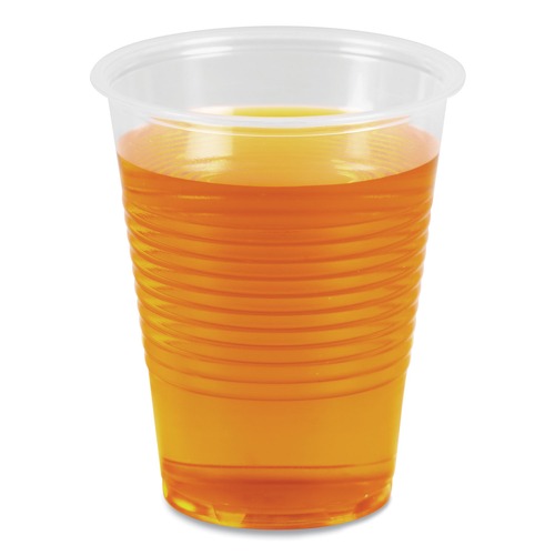 Just Launched | Boardwalk BWKTRANSCUP10CT 10 oz. Polypropylene Plastic Cold Cups - Translucent (1000/Carton) image number 0