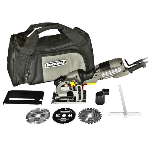 Circular Saws | Rockwell RK3440K VersaCut 4.0 Amp Mini Circular Saw Kit with Laser image number 0