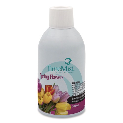 Customer Appreciation Sale - Save up to $60 off | TimeMist 1042712 6.6 oz. Aerosol Spray Premium Metered Air Freshener Refills - Spring Flowers image number 0