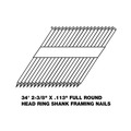 Framing Nails | Freeman FR34113-238BRS (2000-Piece) 34-Degree Paper Collated Brite Finish Ring Shank Clipped Head .113 in. x 2-3/8 in. Framing Nails image number 7