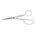 Scissors | Klein Tools GP717CB 8 in. Blunt Curved Handle Carpet Napping Shear image number 1