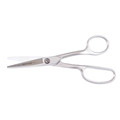 Scissors | Klein Tools GP717CB 8 in. Carpet Napping Shear with Curved Handle and Blunt Tips image number 1