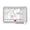  | MasterVision GA0396830 36 in. x 24 in. Aluminum Frame Weekly Planner image number 2