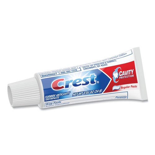 Cleaning & Janitorial Supplies | Crest 30501 0.85oz Tube Personal Size Toothpaste (240/Carton) image number 0
