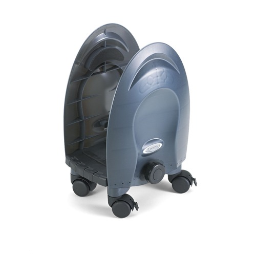 Office Carts & Stands | Kantek CS270B 12 in. x 12 in. x 18 in. Deluxe Mobile CPU Stand - Black image number 0