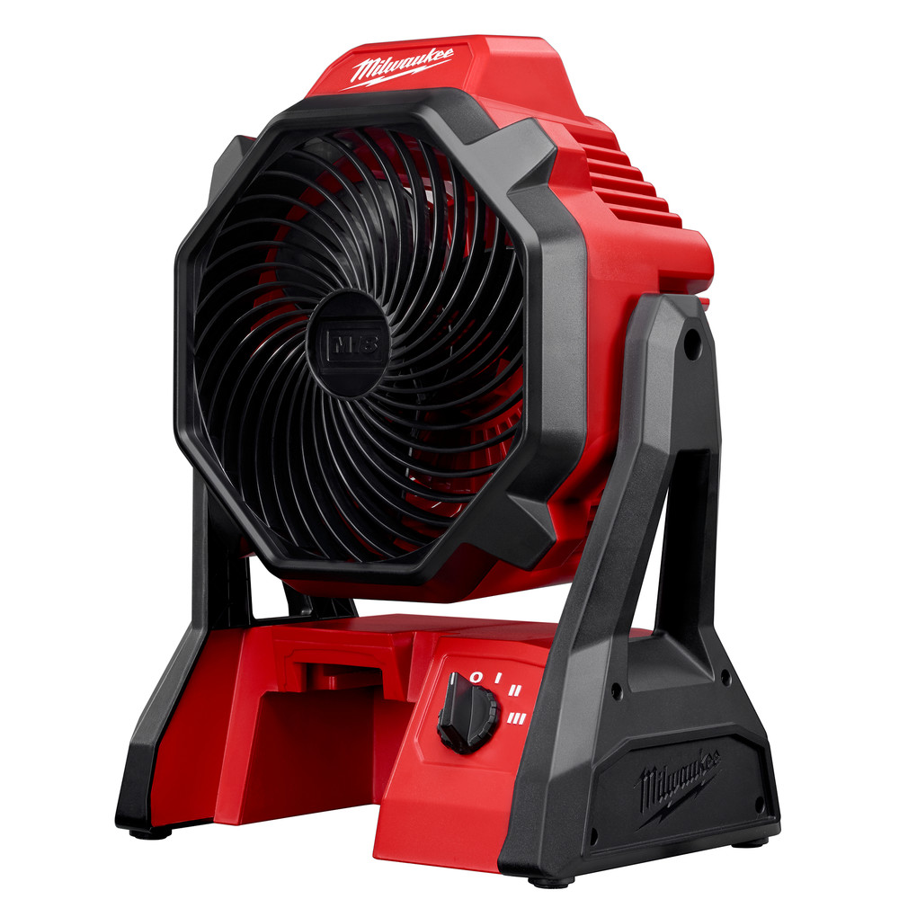 Milwaukee 088620 M18 18V Portable Jobsite Fan with AC Adapter (Tool