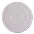 Food Trays, Containers, and Lids | Eco-Products EP-ECOLID-SPS World Art PLA-Laminated Fits 8 oz. Sizes Plastic Soup Container Lids - Translucent (50/Pack, 20 Packs/Carton) image number 1