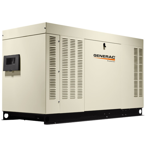 Standby Generators | Generac RG04524ANSX Protector Liquid-Cooled 2.4L 45 kW 120/240V Single Phase LP/Natural Gas Steel Automatic Standby Generator image number 0
