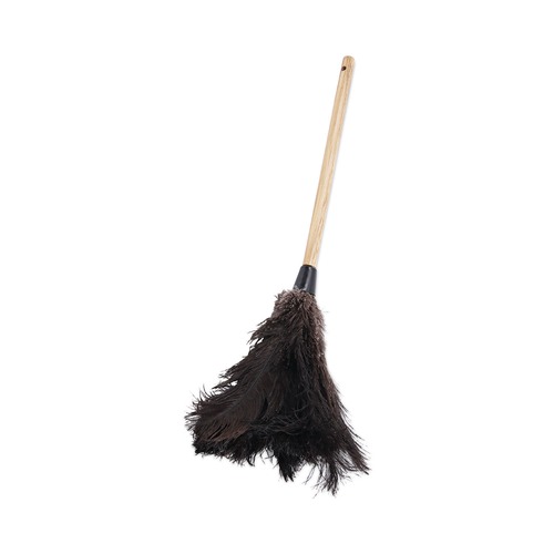 Dusters | Boardwalk BWK20BK 10 in. Handle Professional Ostrich Feather Duster image number 0