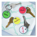 Office Jansan | Avery 11026 1.25 in. dia Key Tags with Split Ring - Assorted Colors (50/Pack) image number 4