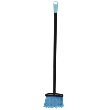 Impact 36.86 in. Lobby Dust Pan Broom - Black/Blue (12/Carton)