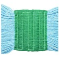 Tradesmen Day Sale | Boardwalk BWK502BLEA 5 in. Headband Super Loop Cotton/Synthetic Fiber Wet Mop Heads - Blue, Medium image number 4