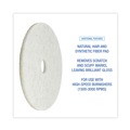 Just Launched | Boardwalk BWK4020NAT 20 in. Diameter Burnishing Floor Pads - Natural White (5/Carton) image number 4
