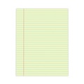 Office Jansan | Universal UNV22000 50-Sheets 8.5 in. x 11 in. Wide/Legal Rule Glue Top Pads - Canary-Yellow (1 Dozen) image number 2