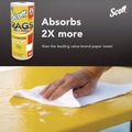 New Year New Savings! Save $25 off $150 | Scott 54992 9.4 in. x 11 in. 1-Ply Rags On A Roll - White (12/Carton) image number 1