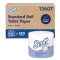 Cleaning & Janitorial Supplies | Scott 13607 Essential 2-Ply Septic Safe Convenience Carton Standard Roll Bathroom Tissue for Business - White (20-Rolls/Carton) image number 0