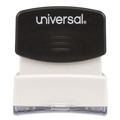  | Universal UNV10056 Pre-Inked 1-Color FOR DEPOSIT ONLY Message Stamp - Blue image number 1