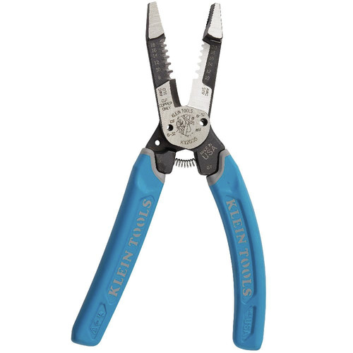 Cable Strippers | Klein Tools K12035 8-20 AWG Heavy-Duty Wire Stripper image number 0