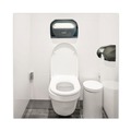 Paper & Dispensers | Boardwalk TS510SBBW 17.25 in. x 3.13 in. x 11.75 in. Toilet Seat Cover Dispenser - Smoke Black image number 5