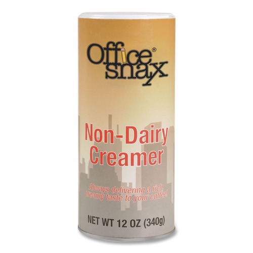 Office Snax 00020 12 oz. Reclosable Canister of Powder Non-Dairy Creamer