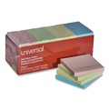 Office Jansan | Universal UNV35695 3 in. x 3 in. Self-Stick Notes Pads - Pastel (24/Pack) image number 4