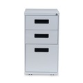 Office Carts & Stands | Alera ALEPABBFLG 14.96 in. x 19.29 in. x 27.75 in. 3-Drawers: Box/Box/File Legal/Letter Left or Right File Pedestal - Light Gray image number 1