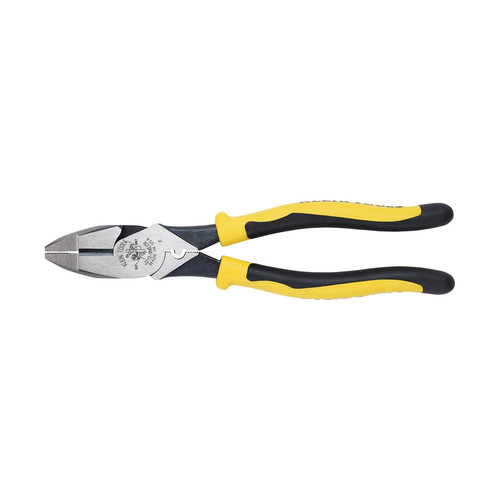 Pliers | Klein Tools J213-9NECR Journeyman 9 in. Pliers Connector Crimp Side Cut image number 0