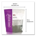 Cleaning Cloths | 2XL 2XL436 6 in. x 8 in. 1-Ply Performance Body Cloths - Unscented/White (1400/Carton) image number 3