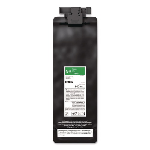 Ink & Toner | Epson T51NF20 UltraChrome GS3 800 mL Eco-Solvent Ink - Green image number 0