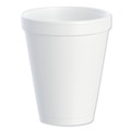 Food Trays, Containers, and Lids | Dart 10J10 10 oz. Foam Drink Cups - White (1000/carton) image number 0