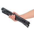 Easels | Universal UNV43027 Heavy-Duty Instant Setup Aluminum 25 in. - 63 in. Height Foldaway Easel - Black image number 1