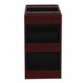  | Alera ALEVA532822MY Valencia Series 15.63 in. x 20.5 in. x 28.5 in. Box/File Full Pedestal - Mahogany image number 3