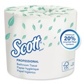 Paper Towels and Napkins | Scott 4460 2-Ply Septic Safe Essential Standard Roll Bathroom Tissue for Business - White (550/Roll) image number 0