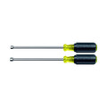 Nut Drivers | Klein Tools 646M 2-Piece 6 in. Shafts Magnetic Nut Driver Set image number 0